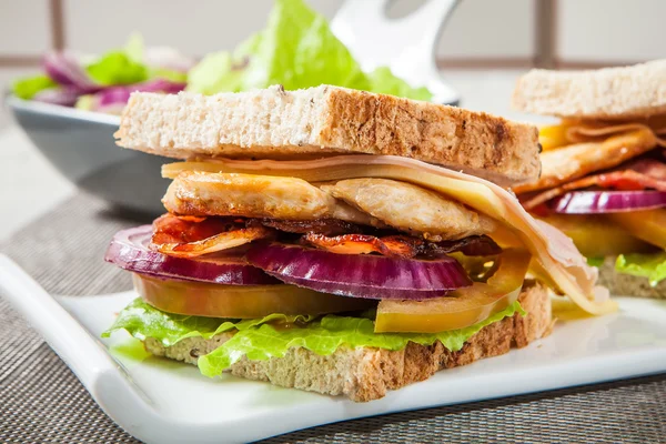 Sanwich di pollo — Foto Stock
