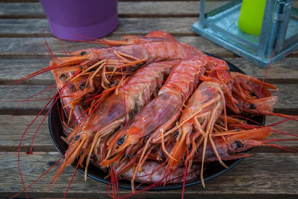 Big prawns — Stock Photo, Image