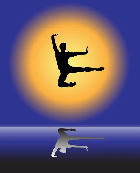 Danseuse de ballet libre — Image vectorielle
