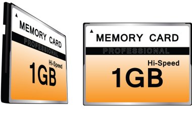 compactflash bellek kartları kümesi