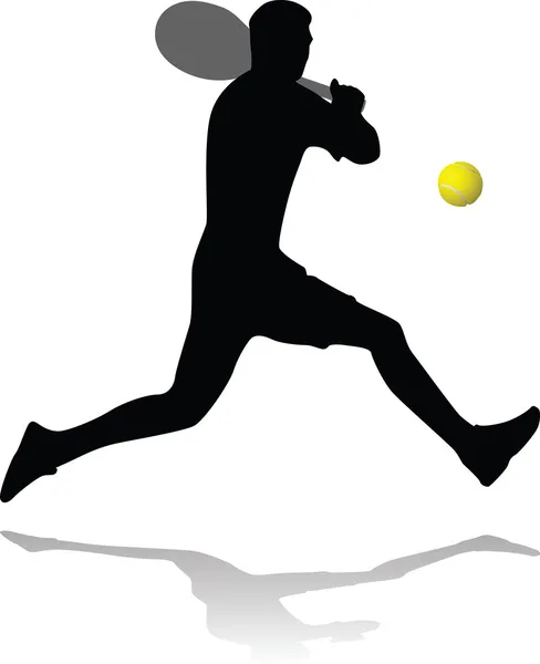 Joueur de tennis — Image vectorielle