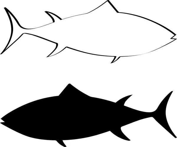 ton balığı siluet