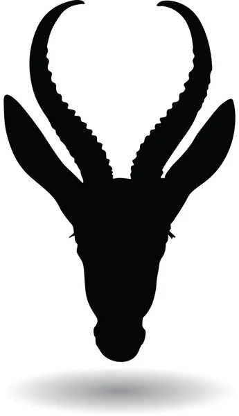 Tête d'antilope — Image vectorielle