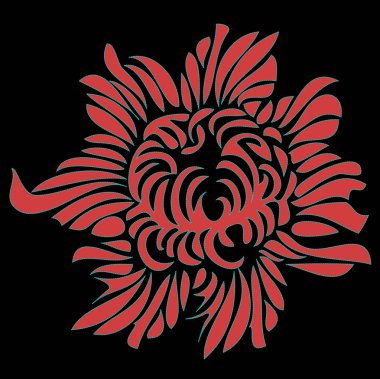 Çiçeksel arkaplan soyut renk vektörü çizimi izole edildi