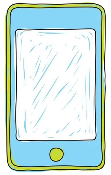 Blå telefon — Stock vektor