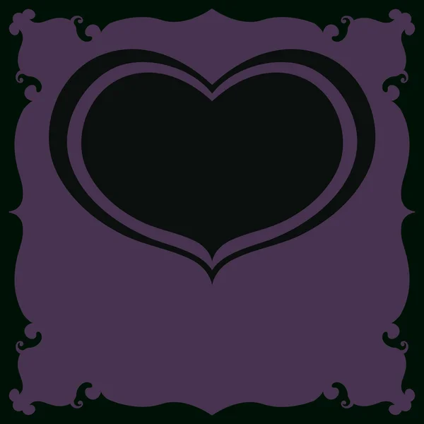 Gothic kalp ile klasik kart — Stok Vektör