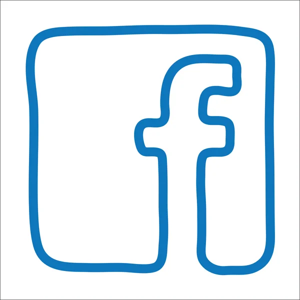 Sociaal netwerk facebook — Stockvector