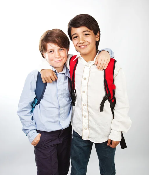 Dois adolescentes alegres — Fotografia de Stock