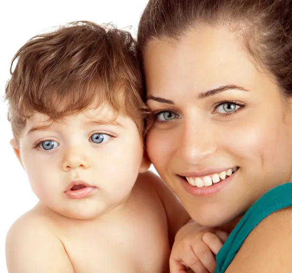 Madre e bambino ragazzo — Foto Stock