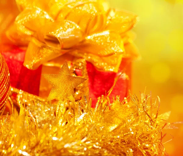 Scatola regalo di Natale — Foto Stock