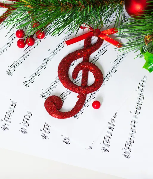 Kerstmis verdrievoudiging clef — Stockfoto