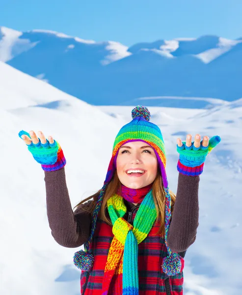 Woman having fun — Stock Photo, Image