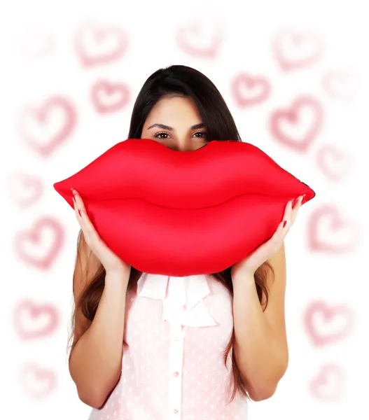 Red sexy lips — Stock Photo, Image