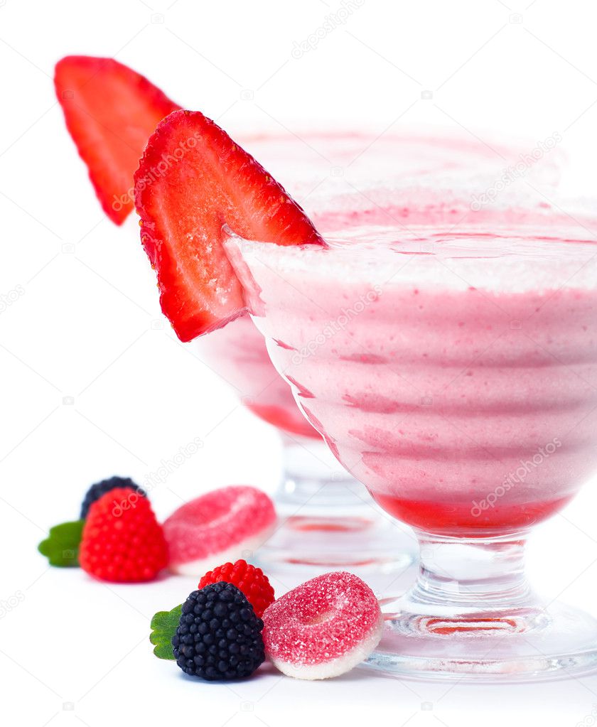Strabwberry cocktail