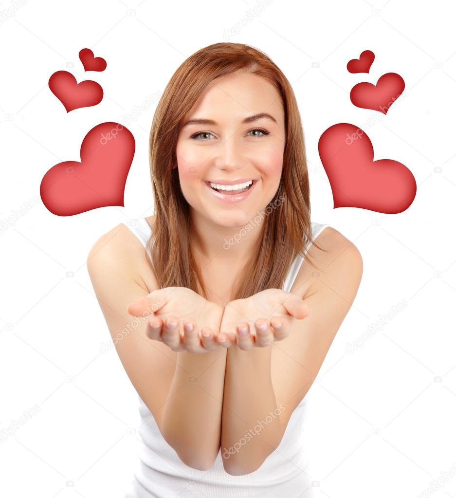 Resultado de imagen para CHICA FELIZ ENAMORADA