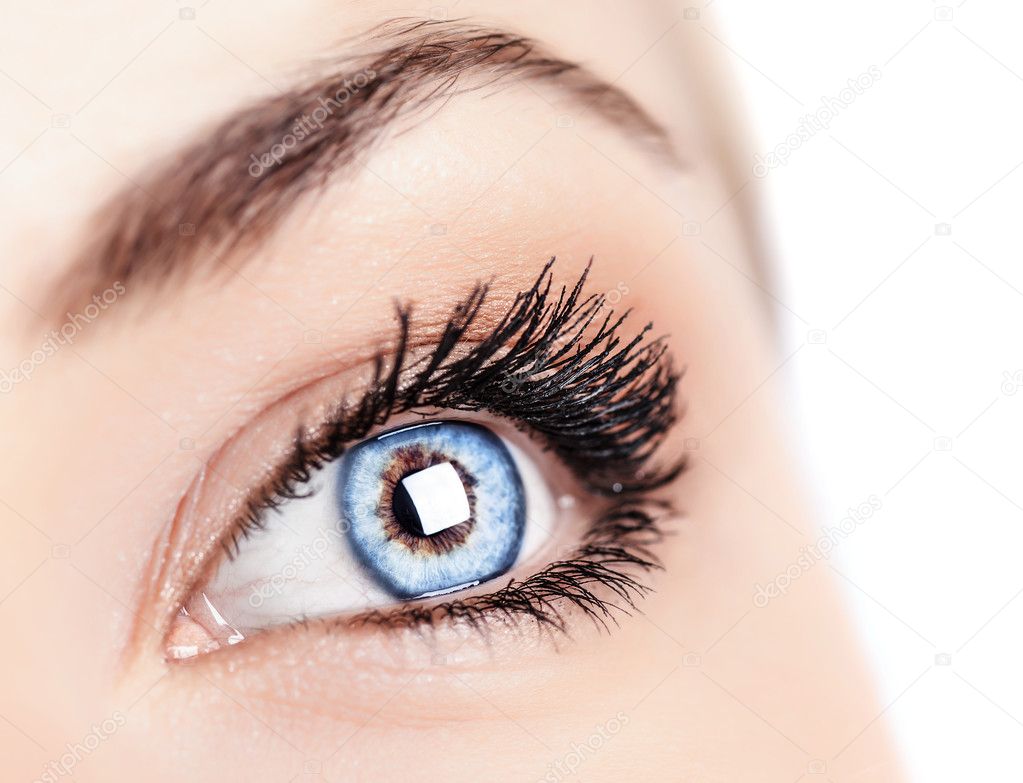 Female blue eye