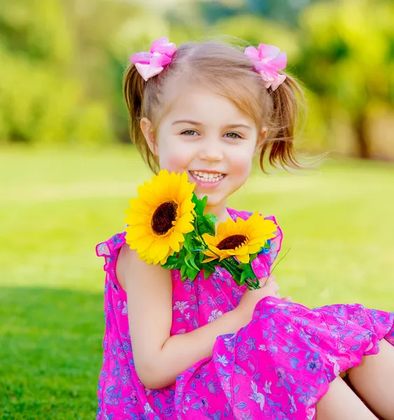 Happy baby girl — Stock Photo, Image