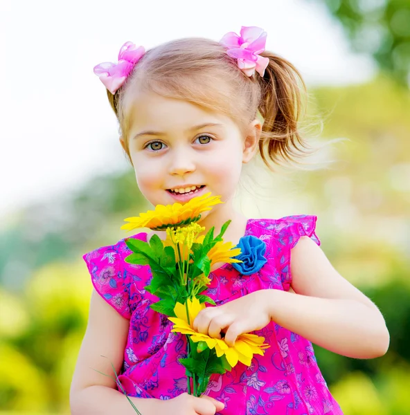 Felice bambina — Foto Stock