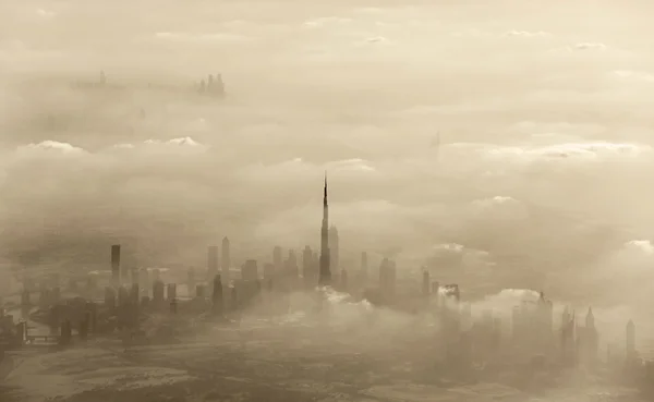 Sand storm in Dubai — Stock Photo, Image