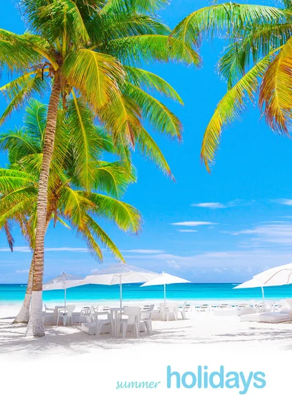 Luxe beach resort — Stockfoto