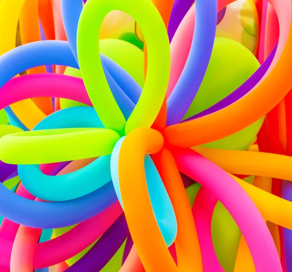 Colorful balloons background — Stock Photo, Image