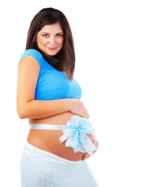 Mujer embarazada feliz — Foto de Stock