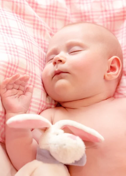 Newborn baby asleep — Stock Photo, Image
