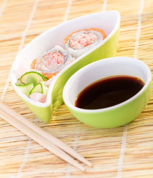 Fresh tasty sushi — Stock Photo, Image