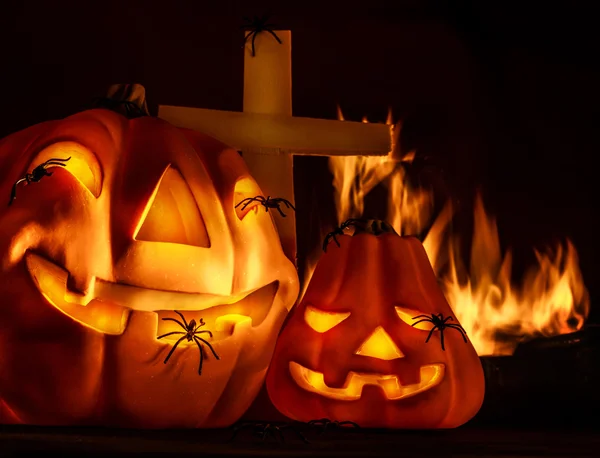 Strašidelné halloween noc — Stock fotografie