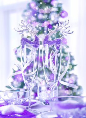 neşeli Noel yemeği