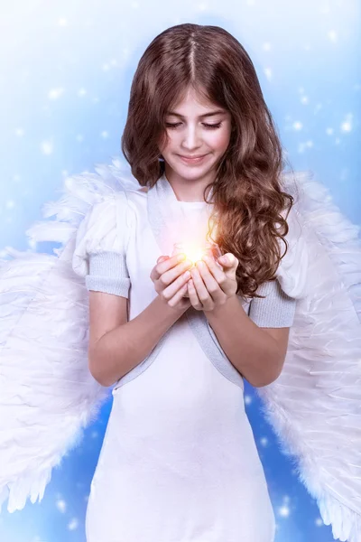 Söt christmas angel — Stockfoto