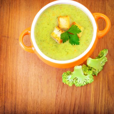 Vejetaryen kremalı çorba