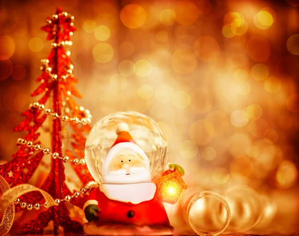 Carino Babbo Natale confine — Foto Stock