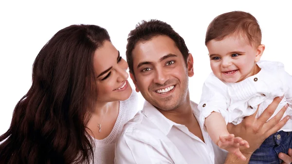 Young family portrait Stock Picture