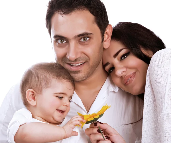 Young family portrait — Stock Photo, Image