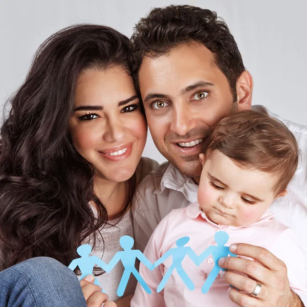 Schöne Familie zusammen — Stockfoto