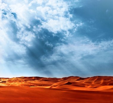 Desert landscape clipart