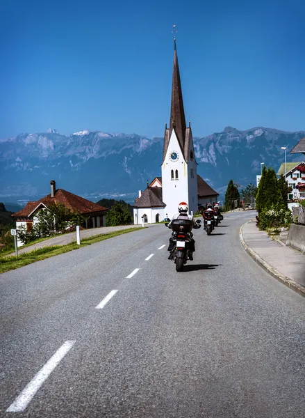 Travelling of bikers — Stock Photo, Image
