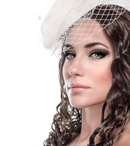 Stylish bride portrait — Stock Photo, Image