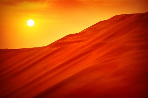Desert sunset landscape — Stock Photo, Image