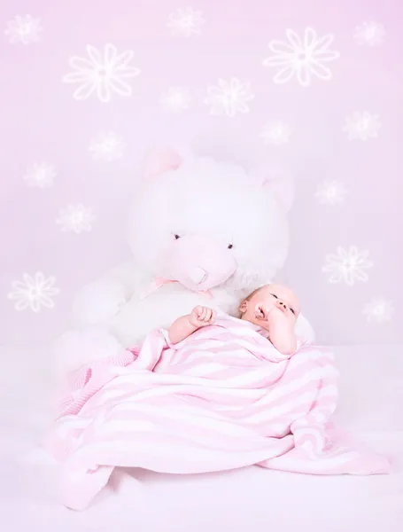 Doux sommeil bébé — Photo