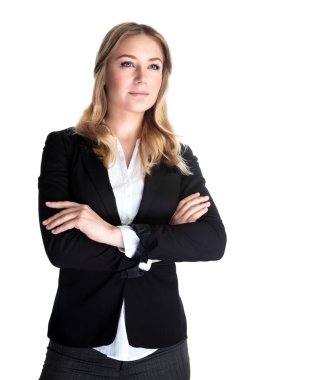 Güzel iş kadını.