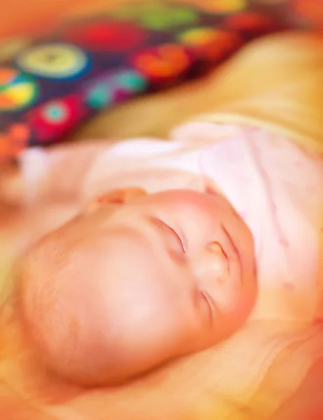 Newborn baby asleep — Stock Photo, Image