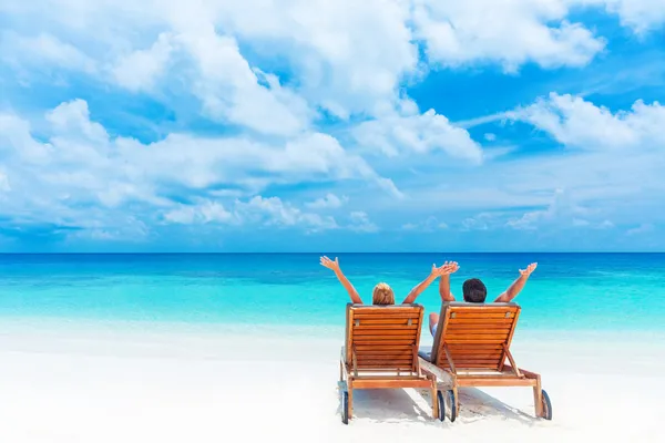 Relaxation on the beach — Stock Photo, Image