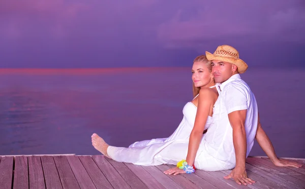 Hochzeit am Strand — Stockfoto