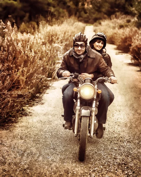 Andar de moto — Fotografia de Stock