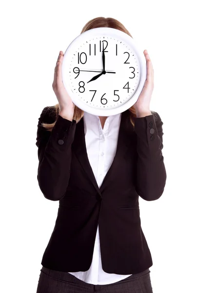 Концепція пунктуальні працівник — стокове фото