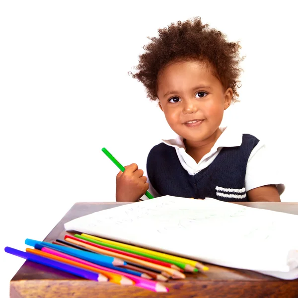 Kindergarten black kids Stock Photos, Royalty Free Kindergarten black ...