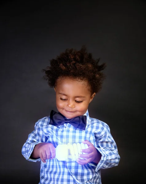 Pequeño científico lindo — Foto de Stock