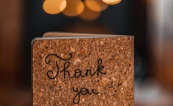 Thank You Greeting Card — Stock Photo, Image